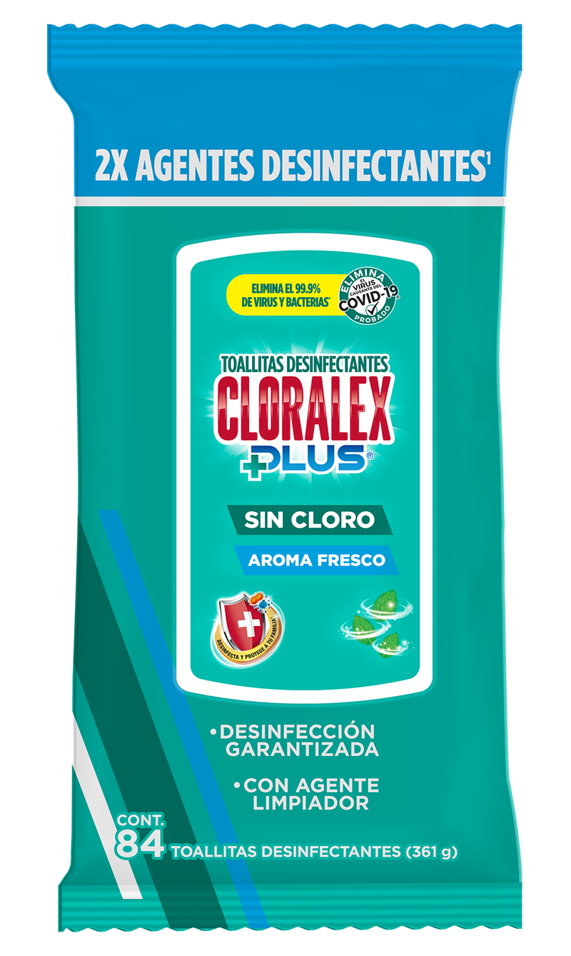 84 toallitas desinfectantes Cloralex