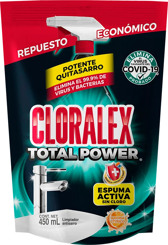 <h2>CLORALEX Total Power<sup>®</sup> </h2><h3>Antisarro Refill</h3>