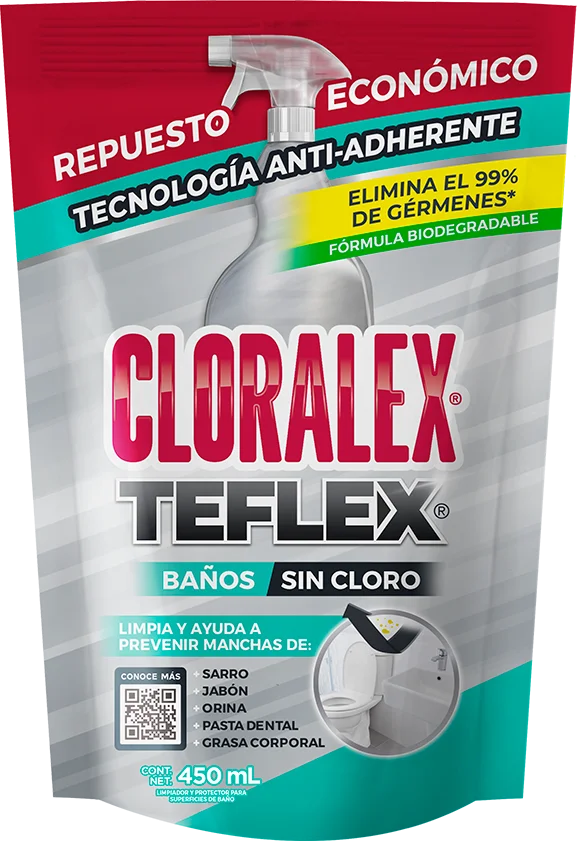 <h2>CLORALEX<sup>®</sup> Baños</h2><h3>Teflex Refill</h3>